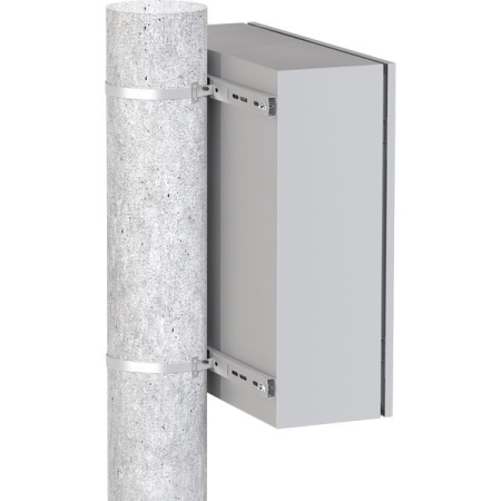 Комплект крепления на столб монтажной полосой (ширина шкафа до 650 мм) EKF Basic