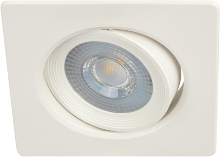 Светильник KL LED 21A-5 4K WH  ЭРА светодиодный квадратный поворотн. LED SMD 5W 4000K, белый