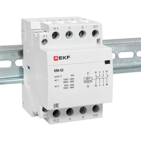 Контактор модульный КМ 63А 2NО+2NC (3 мод.) EKF PROxima