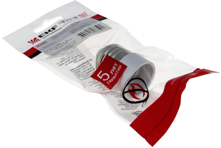 Переходник E27-E14 бел. EKF PROxima