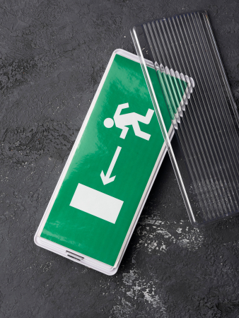 Пиктограмма "Направление налево" 320х120мм (для EXIT, SAFEWAY-40) EKF