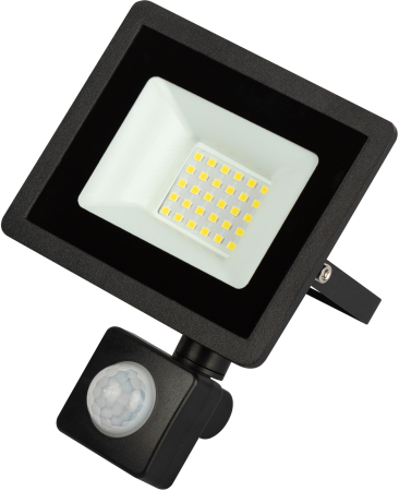 Прожектор светодиодный уличный ЭРА LPR-042-2-65K-030 30Вт 6500К 2400лм IP44 регулируемый ИК датчик