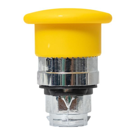 Исполнительный механизм кнопки XB4 "Грибок" желтый возвратный без фиксации без подсветки IP65 EKF