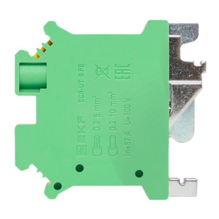 Клеммная колодка винтовая 6 UT земля