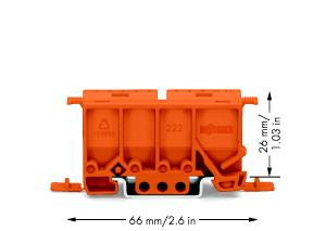 Монтажный адаптер клемм 222-500 (WAGO)