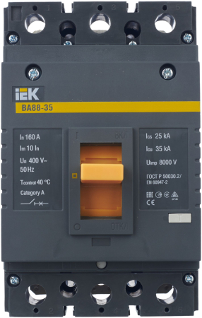 Авт. выкл. ВА88-35 3Р 160А 35кА IEK