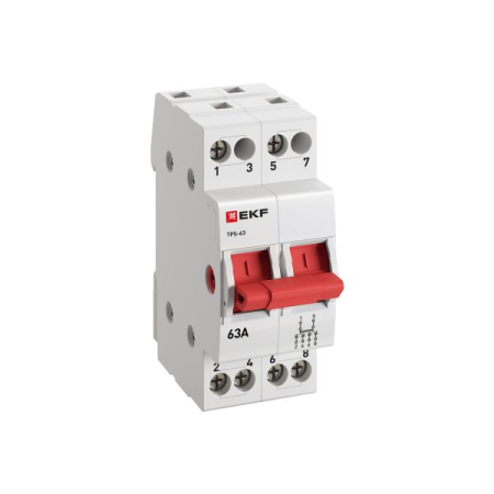 Трехпозиционный переключатель ТПС-63 2P 63А EKF PROxima