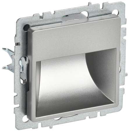 BRITE Подсветка LED встраиваемая ПЛ20-БрС сталь IEK