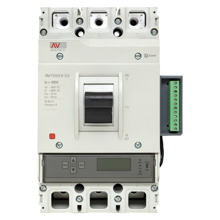 Автоматический выключатель AV POWER-3/3 400А 50kA ETU6.2