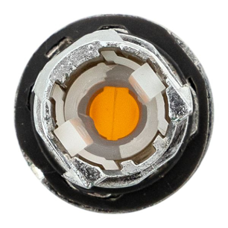 Исполнительный механизм переключателя ХB4 желтый на 2 положения с фиксацией, с подсветкой с короткой ручкой IP65 EKF