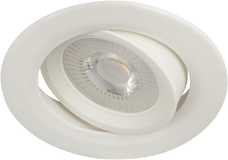 Светильник KL LED 22A-5 4K WH  ЭРА светодиодный круглый поворотн. LED SMD 5W 4000K, белый