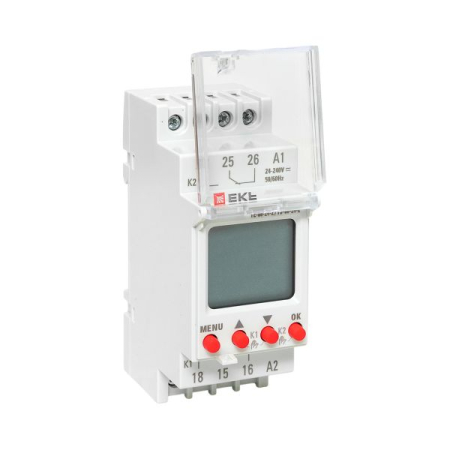Таймер электронный двухканальный ТЭ-80 24-230В EKF