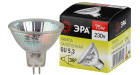 Лампа галогенная GU5.3-JCDR (MR16) -75W-230V-CL  ЭРА (галоген, софит, 75Вт, нейтр, GU5.3)