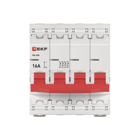 Выключатель нагрузки 4P 16А ВН-63N EKF PROxima