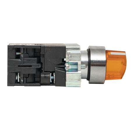 Переключатель BD33 3P c желтой подстветкой 230В NO EKF PROxima