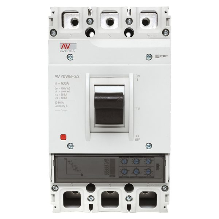 Выключатель автоматический в литом корпусе AV-POWER-3/3 630А 50кА ETU2.0 EKF