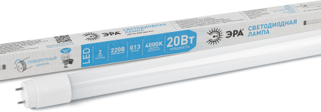 Лампа светодиодная Эра LED T8-20W-840-G13-1200mm (диод,трубка стекл,20Вт,нейтр,пов. G13)