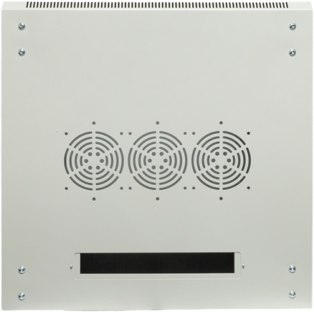 Шкаф настенный 19" TERACOM PRO 12U 600х450 мм дверь стеклянная с замком-ручкой серый