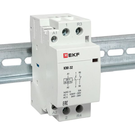 Контактор модульный КМ 32А NО+NC (2 мод.) EKF PROxima