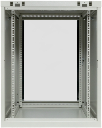 Шкаф настенный 19" TERACOM PRO 12U 600х450 мм дверь стеклянная с замком-ручкой серый