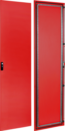 FORMAT Дверь метал. 2000х600 RAL3020 красная IEK