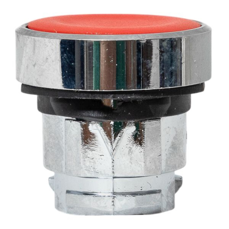 Исполнительный механизм кнопки XB4 красный плоский возвратный без фиксации, без подсветки IP65 EKF