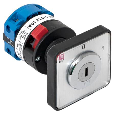 Переключатель кулачковый ПК-1-112 10А 2P «0-1» с ключом EKF PROxima