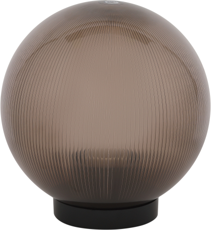 НТУ 02-60-205 ЭРА Светильник садово-парковый шар дымчатый призма D200mm Е27 (6/90)