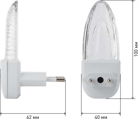 ЭРА ночник NN-619-LS-W белый