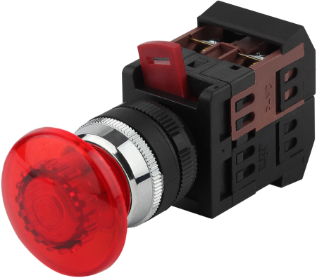 BBG30-AEA-K04E  Кнопка ЭРА BBG30-AEA-K04E АEА-22 Грибок красный d22мм 1з+1р