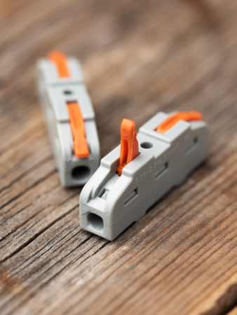 Строительно-монтажная клемма СМК 222-421 проходная 1 полюс 0,08-4мм2 (25шт.) EKF PROxima