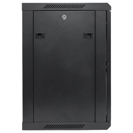 Шкаф настенный 19" TERACOM PRO 12U 600х450 мм дверь стеклянная с замком-ручкой чёрный