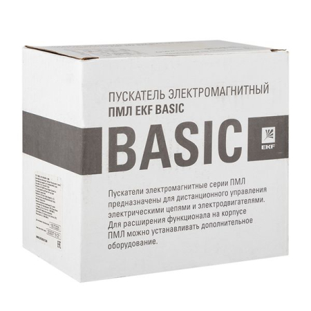 Пускатель электромагнитный серии ПМЛ-3160М 50А 230В EKF Basic