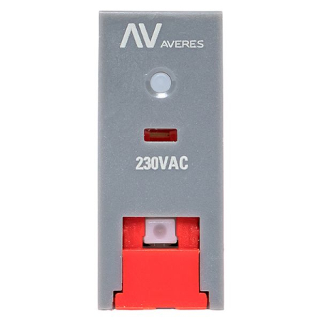 Реле промежуточное с кнопкой и мех. Индикацией RPAt 22/2 8A 230В AC EKF AVERES