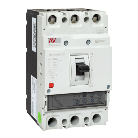 Автоматический выключатель AV POWER-2/3 250А 50kA ETU2.0