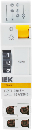 Таймер ТО47 освещения 16А 230В на DIN-рейку IEK