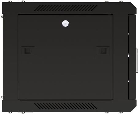 Шкаф настенный 19" TERACOM PRO 9U 600х450 мм дверь стеклянная с замком-ручкой чёрный