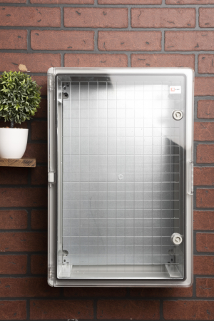 Щит пластиковый с монтажной платой прозр. дверь 600х400х200 мм IP65 EKF PROxima