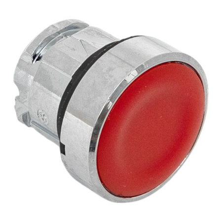 Исполнительный механизм кнопки XB4 красный плоский возвратный без фиксации, без подсветки IP65 EKF