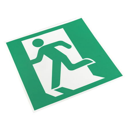 Знак "Выход здесь" (левосторонний) 200х200мм EKF PROxima