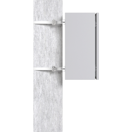 Комплект крепления на столб монтажной полосой (ширина шкафа до 400 мм) EKF Basic