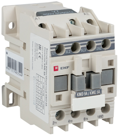Контактор КМЭ малогабаритный  9А 380В 1NC EKF PROxima