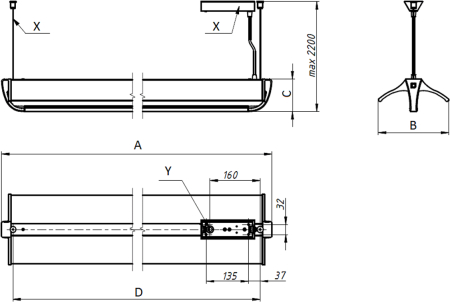 REFLECT LED 1000 4000K светильник