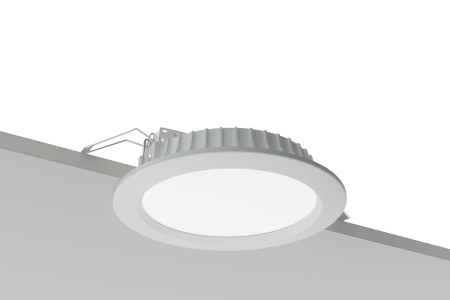 Светильник LED ДАУНЛАЙТ 17Вт 1900лм 4000К IP65 КСС Д встраиваемые, SMD