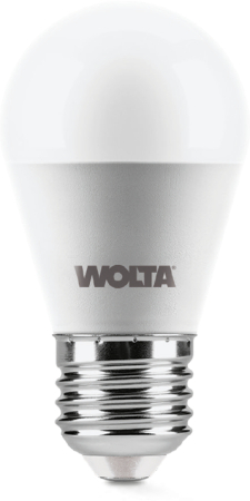 Лампа LED WOLTA G45 10Вт 900лм Е27 4000К   1/50