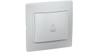 KVARTA Выключ. 1-кл. прох. 10А ВСп10-1-0-КБ бел. GENERICA