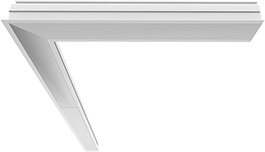 Светильник Universal-Line встр. L-поворот 365*365*69мм 23Вт 3000К IP40 правый/левый