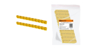 Маркер наборный - символ "A" желтый 2,5 мм2 (150 шт.) TDM