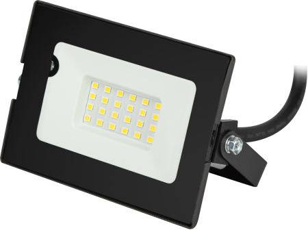 Прожекторы Eco  ЭРА LPR-041-1-65K-020 20Вт 1400Лм 6500К датчик движения нерегулируемый 122x75x35