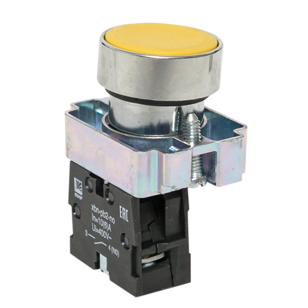 Кнопка BA51 желтая NO EKF PROxima